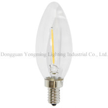 China Factory Direct Sell, C35 2W Screw LED Filament Bulb